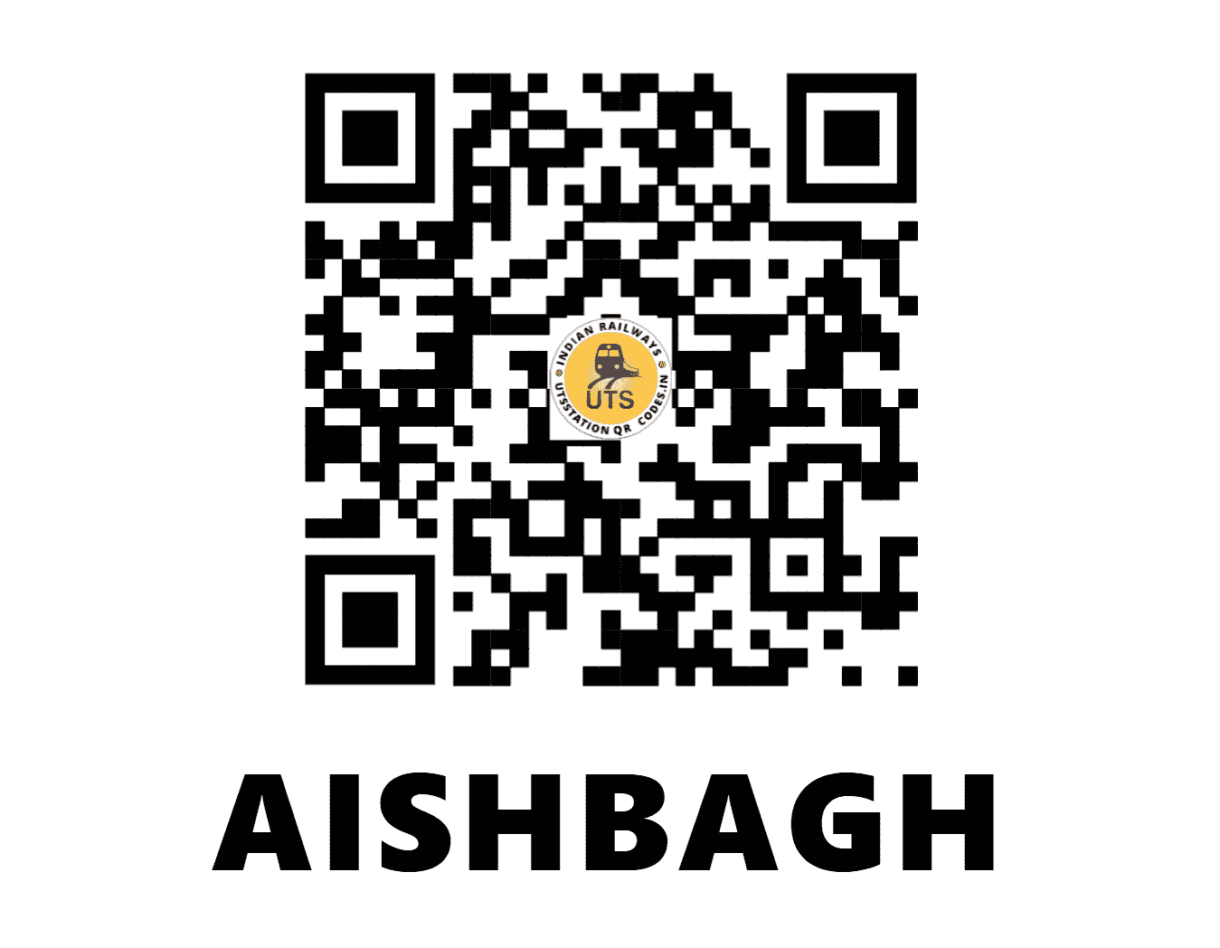 UTS QR Code for AISHBAGH - ASH (NE - UTTAR PRADESH)